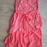 Like NEW Size 6-8 Summer Coral Dress Image 4