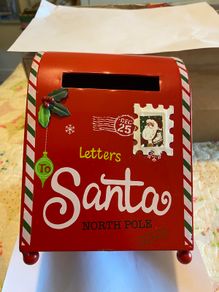 Letters to Santa post box - Christmas decoration