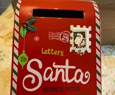 Letters to Santa post box - Christmas decoration