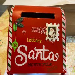 Letters to Santa post box - Christmas decoration
