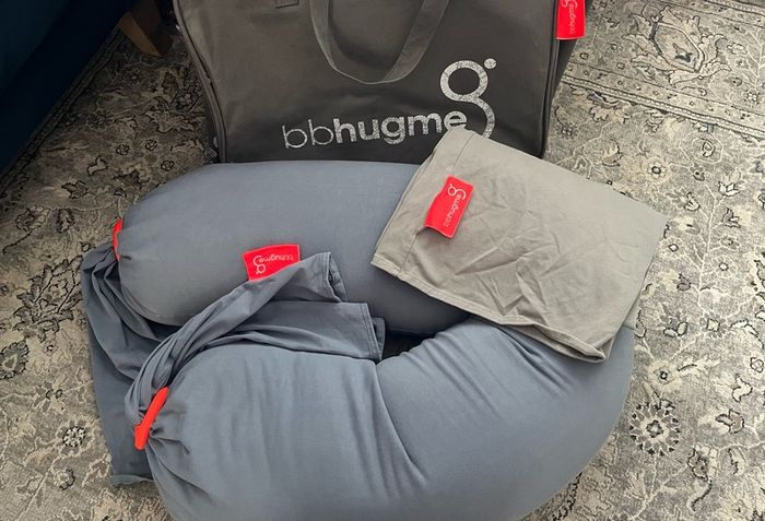 Bbhugme pregnancy pillow with 2 covers