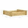 Sandpit 120x120x27 cm Impregnated pinewood Image 4
