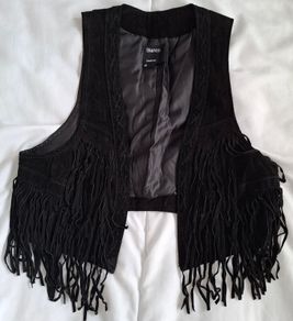 Blanco leather suede waistcoat