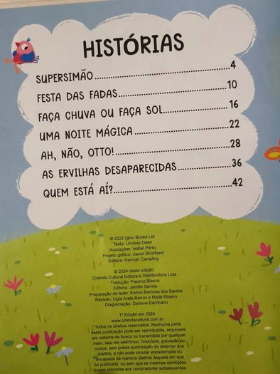 Book in portuguese Brazil for 4 years old  Livro em Portugues Brasil