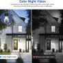Solar-Powered Outdoor Security Camera, 1080p WiFi, 2-Way Audio, Night Vision, App Control, Weather Resistant, IP65, Cloud Storage, Human Detection, 2.4GHz Only, Pan Tilt Control Image 8