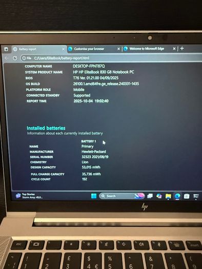 Hp Elitebook 830 G8 Laptop I5/16gb/256ssd/fhd