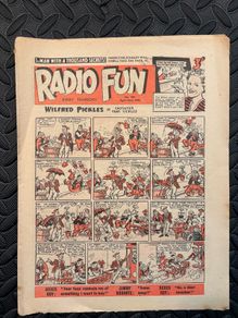 Vintage Radio Fun Comics 1949 X4