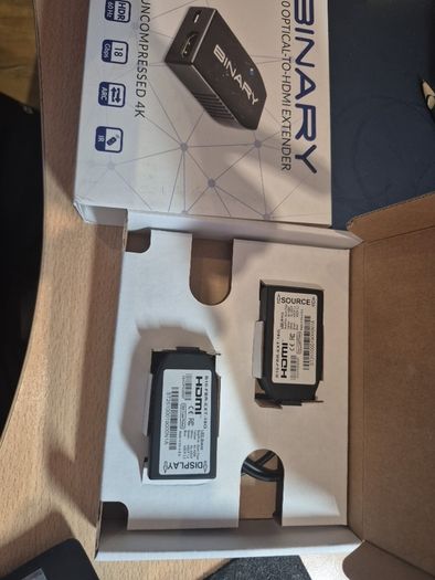 Binary B10 Optical (MM) to HDMI Extender