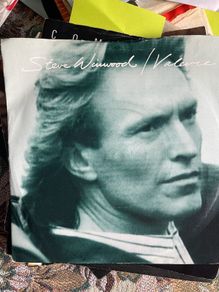 Steve Winwood. Valerie picture sleeve vinyl record single in vg+ condition