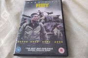 Fury with Brad Pitt Dvd