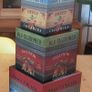 Fabulous Set of Seven Graduated Stackable Nesting Storage Boxes by Quality Manufacturer Bob's Boxes/Lang Paper Co. with "Fancy Fruits" Artwork by Kimberly Poloson Image 5