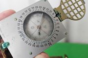 Vintage 1950s Swiss Army Artillery Compass Sitometer