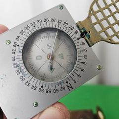 Vintage 1950s Swiss Army Artillery Compass Sitometer