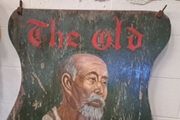 Vintage Hand Painted Sign