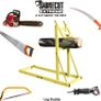 Folding Log Buddy Log Saw Horse Smart Holder Bench Chainsaw Image 5