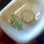 salt and pepper carrigaline pottery,cork Ireland shamrock set gold rim ,nice condition,buyer collects or pays postage thank you, sold as is Image 7