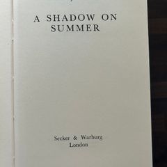 A Shadow on Summer Christy Brown