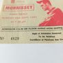 Morrissey Concert Ticket 1991 MCD Presents Morrissey POINT DEPOT. Image 2
