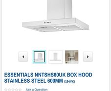essentials hob extractor
