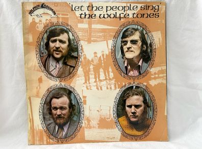 Wolfe Tones Let The People Sing LP 1972 Irish Press DOL 1004 A1/B1 + Insert