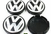 4x VW 56mm Outer Alloy Wheel Centre Caps to fit Golf POLO LUPO