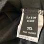 SHEIN Curve black top with mesh insert plus size - New Image 2