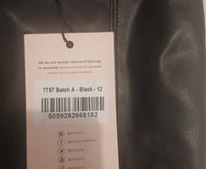 BNWT oh polly leather midi dress