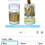 Glass Pickle Jar with Strainer Flip, Pickle Container with Lid,Olives Hourglass Jar,Pickle Juice Separator jar 1000ml Image 6