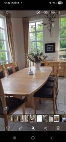 Kitchen table 8 chairs .sideboard a d diaplay  abi
