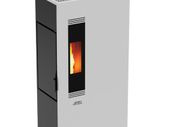 Mini 5 White Wood Pellet Stove