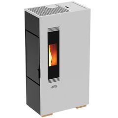 Mini 5 White Wood Pellet Stove