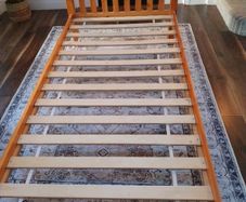 Lovely Sturdy Single Wooden Bed Frame - Can Deliver