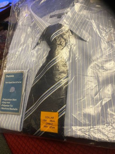 NEW-Shirt & Tie Set