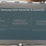 Brand New Samsung Soundbar and Sub Woofer Image 2