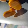a vintage 1970s Walt Disney Productions hard plastic/vinyl jointed Mickey Mouse figure (made in Hong Kong) Image 5