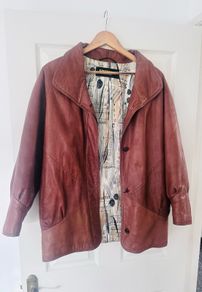 ladies genuine leather jacket