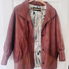 ladies genuine leather jacket