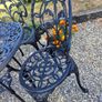 Vintage cast aluminium table and chairs Image 3