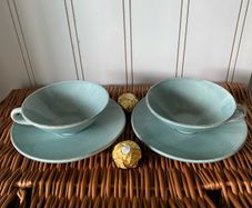 coffee cups & saucers