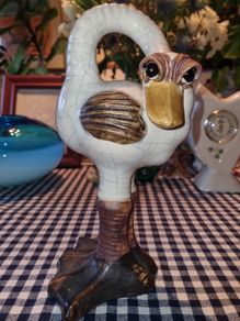Funny Pottery Figure of a Duck