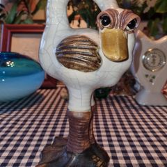 Funny Pottery Figure of a Duck