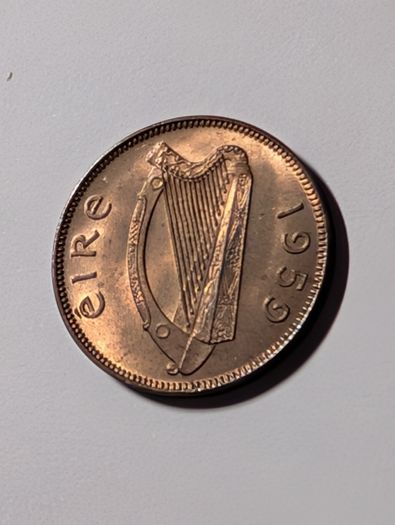 Irish Farthing 1959 lustre