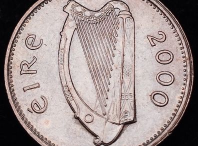 [#2592] - Ireland 2000 | Irish 10p | Ten Pence | Salmon | KM.29 | MS