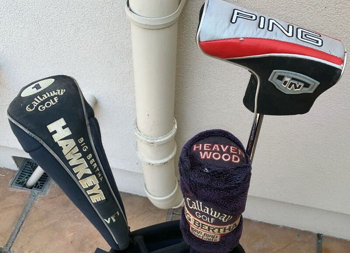 Two Calloway Golf Clubs & Ping Putter