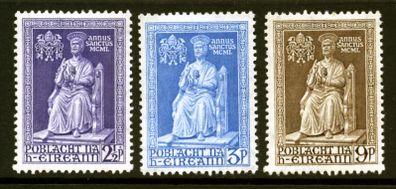 1950 Ireland Holy Year Commemorative Stamps Mint Never Hinged (MNH)