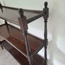 edwardian antique bookcase on casters Image 2