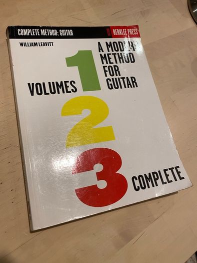 A Modern Method for Guitar William Leavitt Complete Volumes 1 2 3 Berklee