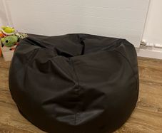 Large Leatherette Bean Bag