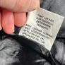 Black Goat Leather Stylish Waistcoat Mens Size M - Push Studs - Lined Image 9