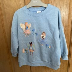 NEXT girls Blue fairy jumper aged 2-3 years